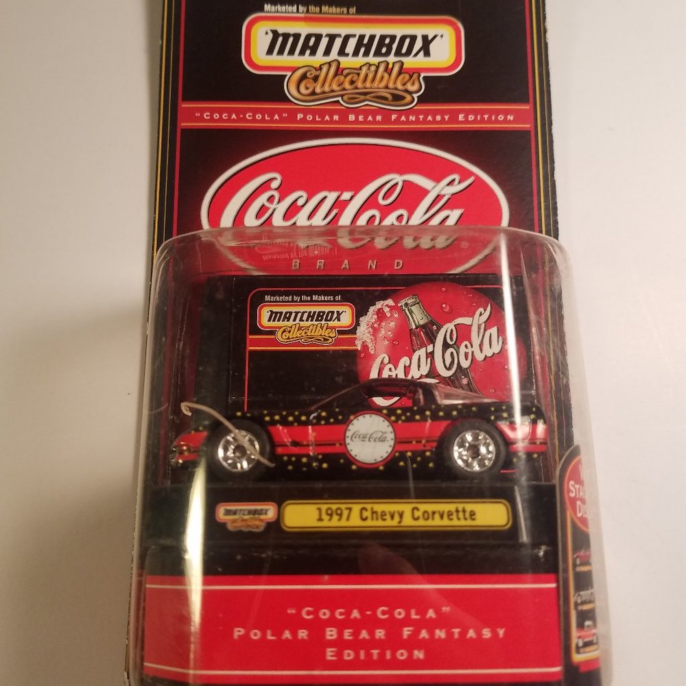Matchbox Coca-Cola Brand 1997 Chevy Corvette new
